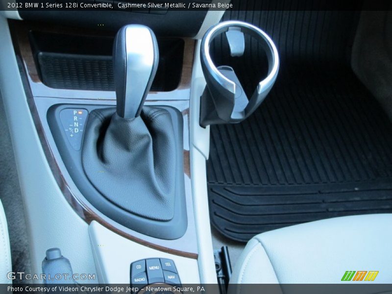 Cashmere Silver Metallic / Savanna Beige 2012 BMW 1 Series 128i Convertible