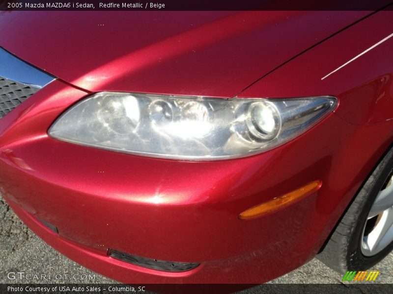 Redfire Metallic / Beige 2005 Mazda MAZDA6 i Sedan