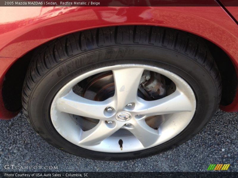 Redfire Metallic / Beige 2005 Mazda MAZDA6 i Sedan