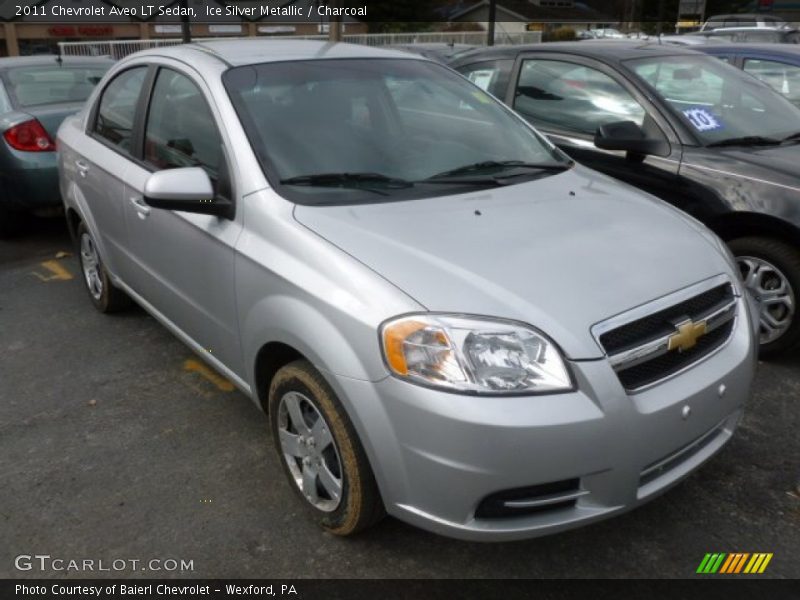 Ice Silver Metallic / Charcoal 2011 Chevrolet Aveo LT Sedan