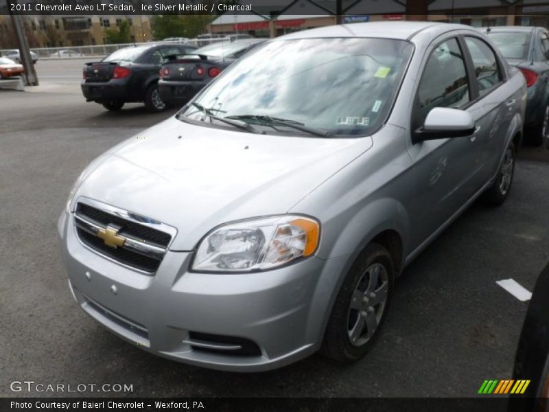 Ice Silver Metallic / Charcoal 2011 Chevrolet Aveo LT Sedan