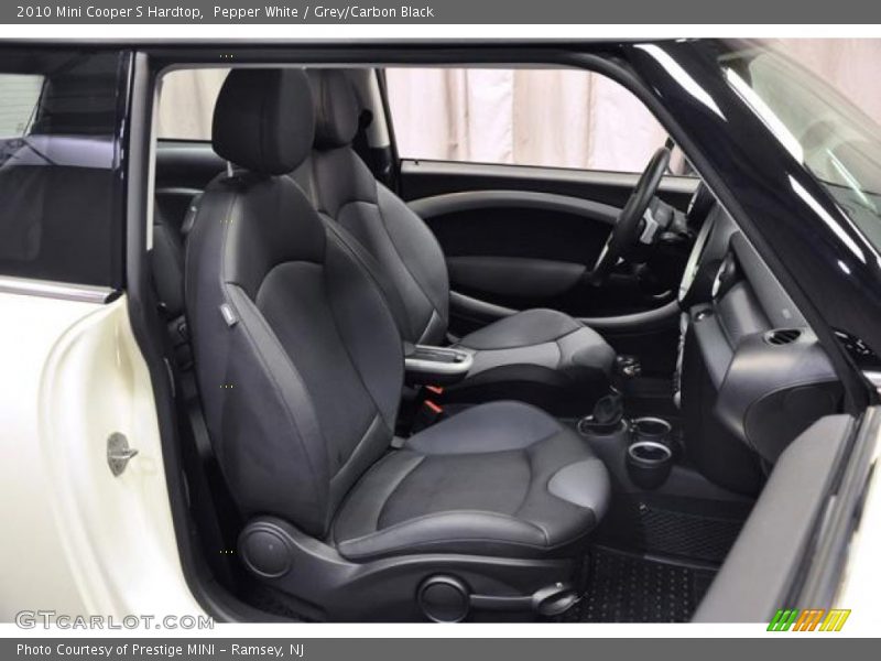 Pepper White / Grey/Carbon Black 2010 Mini Cooper S Hardtop
