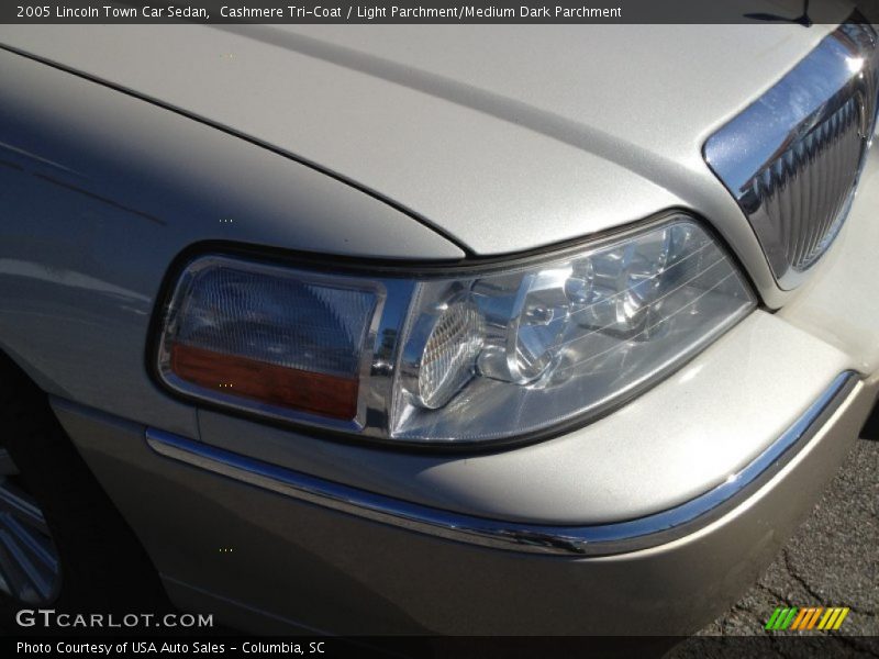 Cashmere Tri-Coat / Light Parchment/Medium Dark Parchment 2005 Lincoln Town Car Sedan
