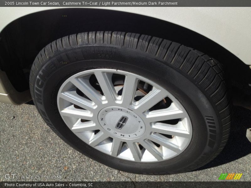Cashmere Tri-Coat / Light Parchment/Medium Dark Parchment 2005 Lincoln Town Car Sedan