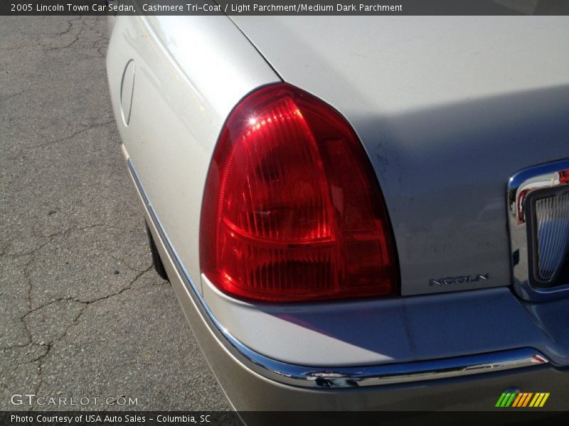 Cashmere Tri-Coat / Light Parchment/Medium Dark Parchment 2005 Lincoln Town Car Sedan
