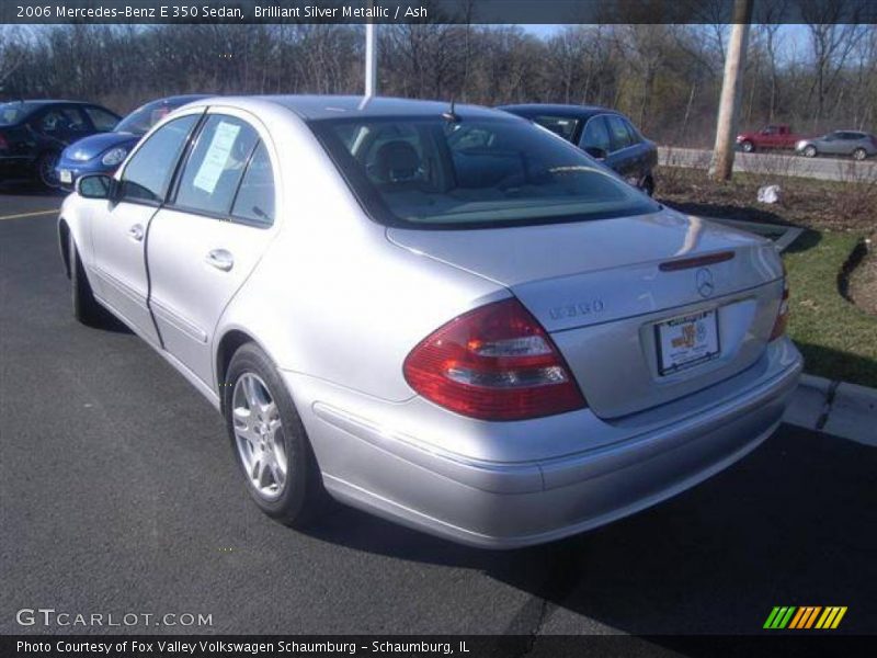 Brilliant Silver Metallic / Ash 2006 Mercedes-Benz E 350 Sedan