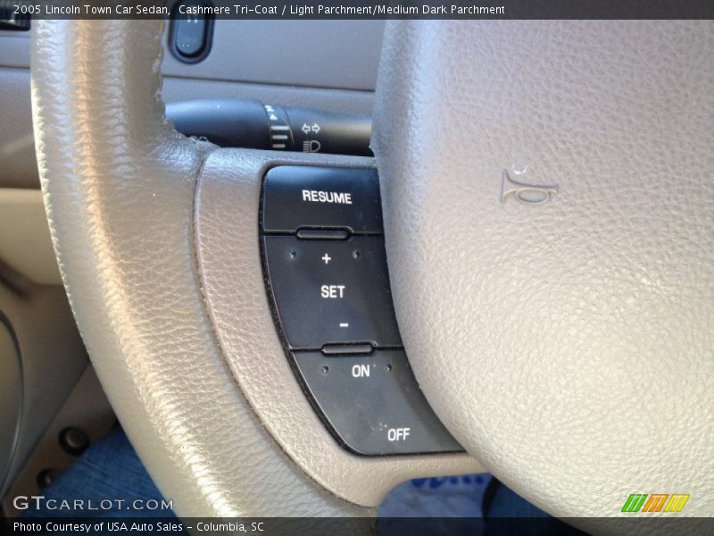 Cashmere Tri-Coat / Light Parchment/Medium Dark Parchment 2005 Lincoln Town Car Sedan