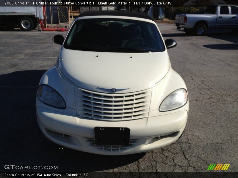 Linen Gold Metallic Pearl / Dark Slate Gray 2005 Chrysler PT Cruiser Touring Turbo Convertible