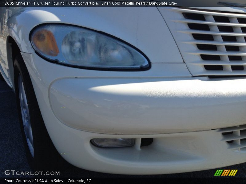 Linen Gold Metallic Pearl / Dark Slate Gray 2005 Chrysler PT Cruiser Touring Turbo Convertible