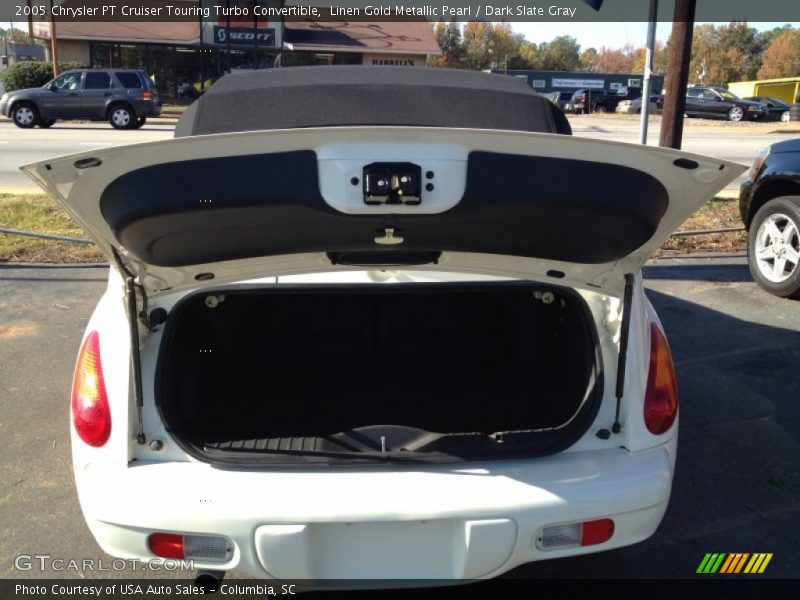 Linen Gold Metallic Pearl / Dark Slate Gray 2005 Chrysler PT Cruiser Touring Turbo Convertible