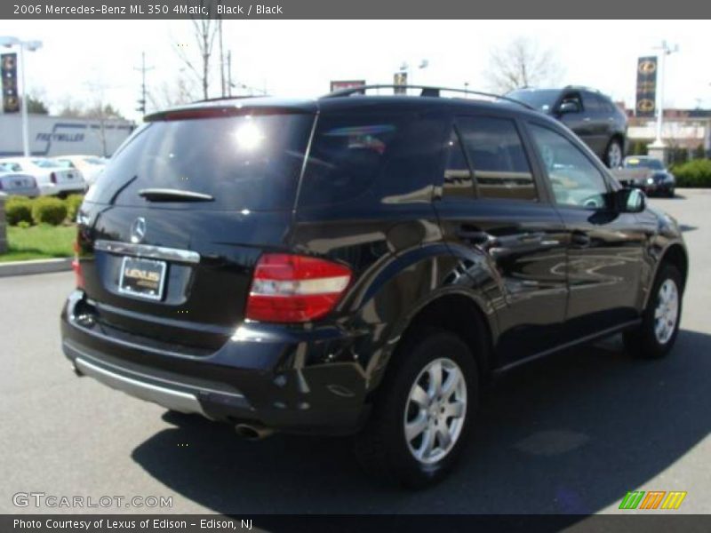 Black / Black 2006 Mercedes-Benz ML 350 4Matic