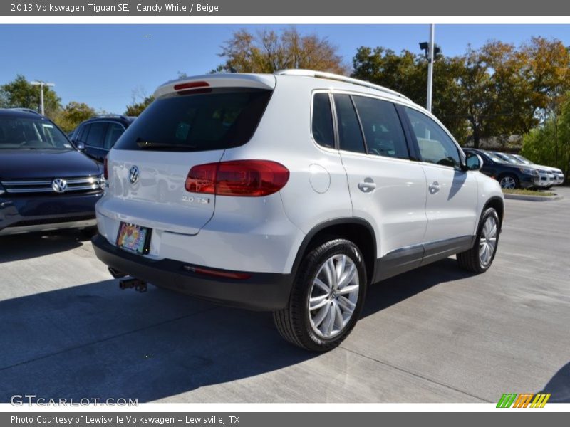 Candy White / Beige 2013 Volkswagen Tiguan SE