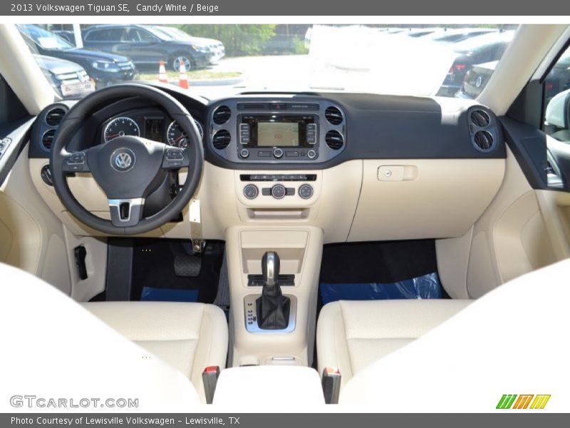 Candy White / Beige 2013 Volkswagen Tiguan SE