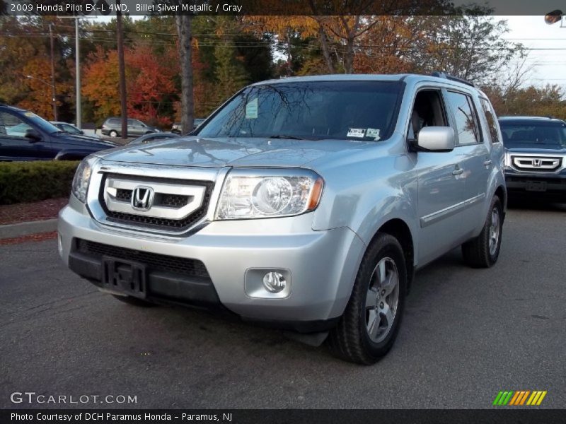 Billet Silver Metallic / Gray 2009 Honda Pilot EX-L 4WD