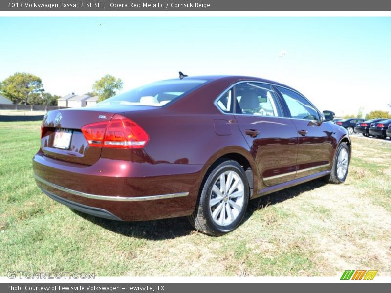 Opera Red Metallic / Cornsilk Beige 2013 Volkswagen Passat 2.5L SEL