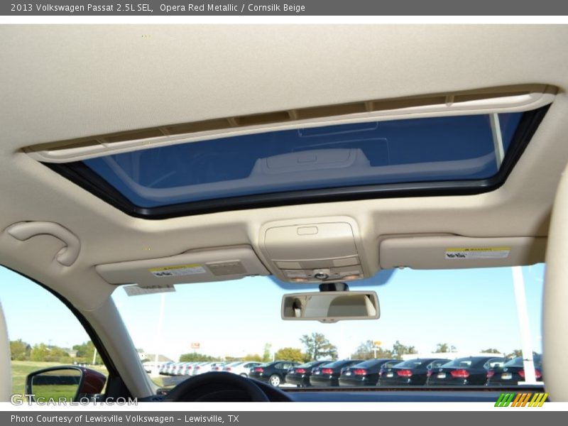 Opera Red Metallic / Cornsilk Beige 2013 Volkswagen Passat 2.5L SEL