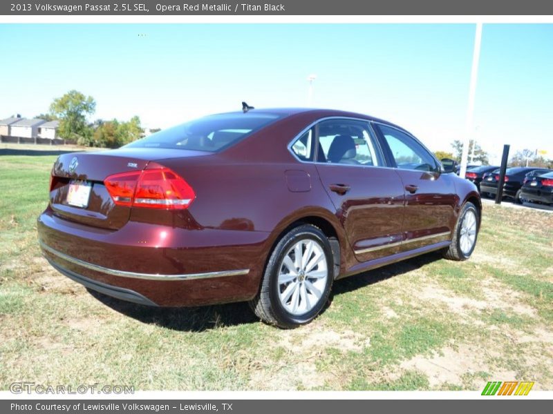 Opera Red Metallic / Titan Black 2013 Volkswagen Passat 2.5L SEL