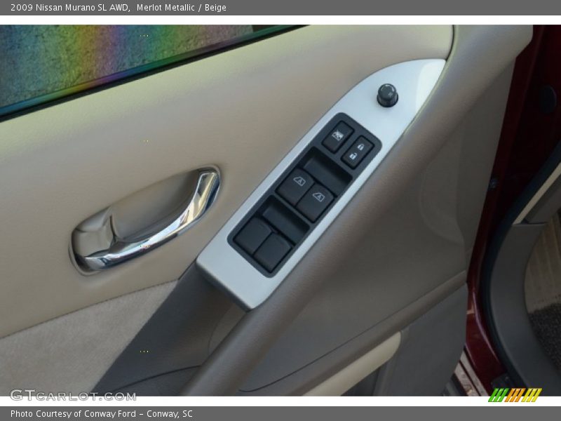 Merlot Metallic / Beige 2009 Nissan Murano SL AWD