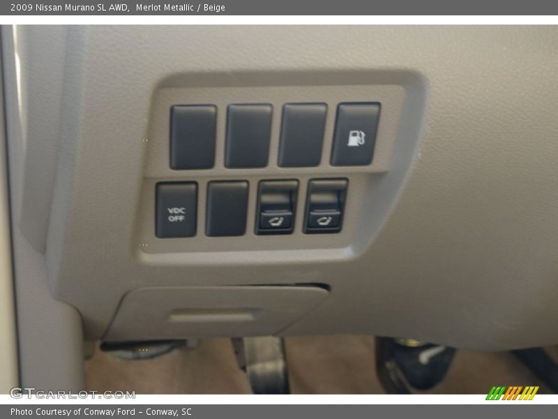 Merlot Metallic / Beige 2009 Nissan Murano SL AWD