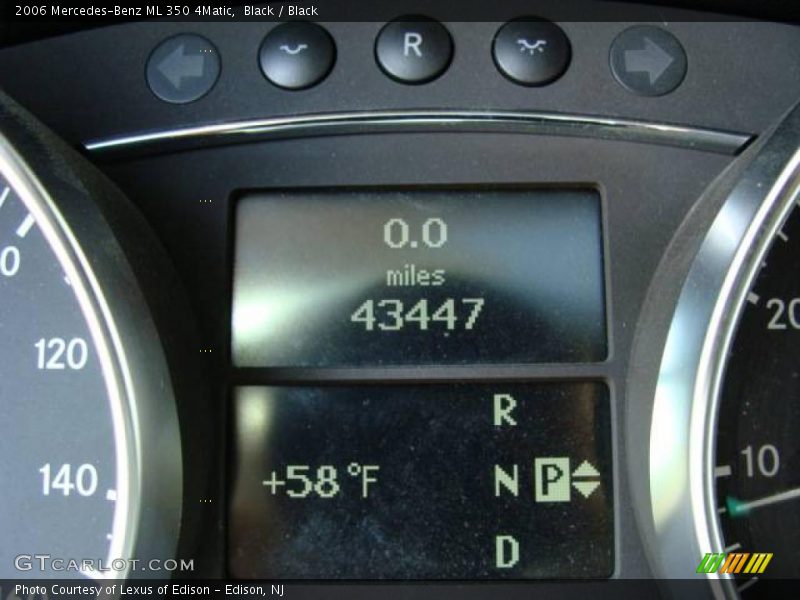 Black / Black 2006 Mercedes-Benz ML 350 4Matic