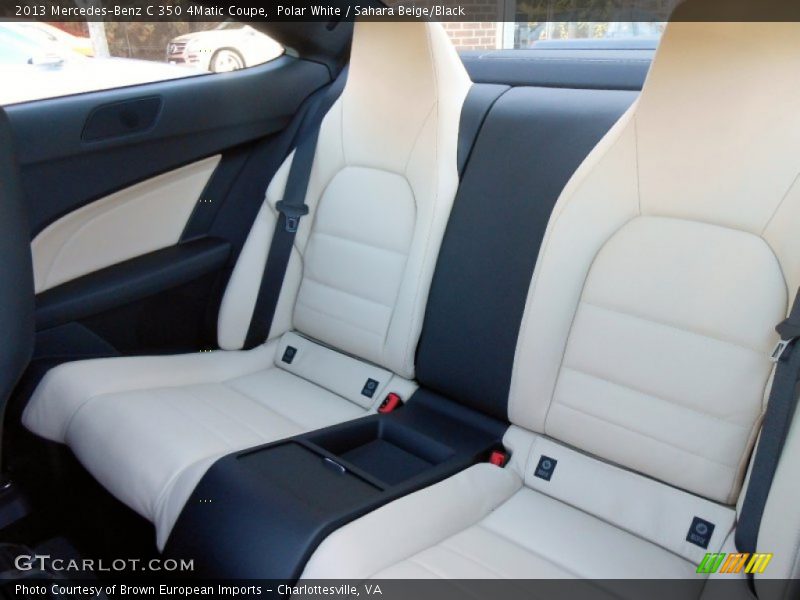 Rear Seat of 2013 C 350 4Matic Coupe