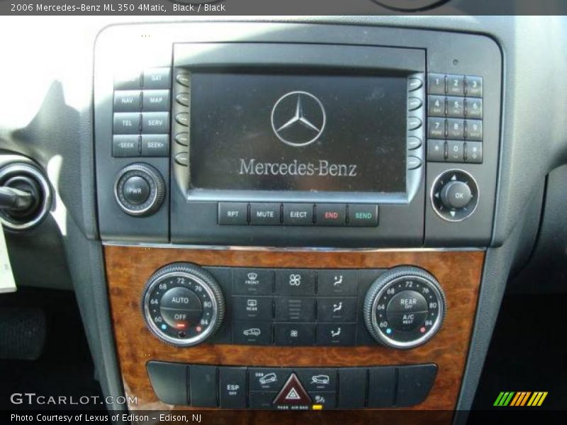 Black / Black 2006 Mercedes-Benz ML 350 4Matic