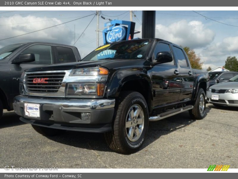 Onyx Black / Light Tan 2010 GMC Canyon SLE Crew Cab 4x4