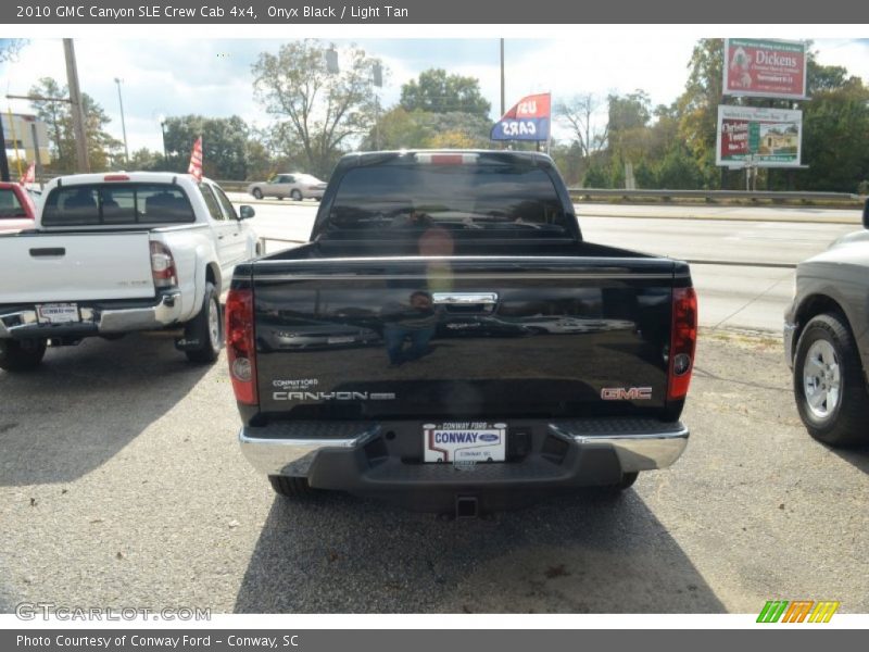 Onyx Black / Light Tan 2010 GMC Canyon SLE Crew Cab 4x4