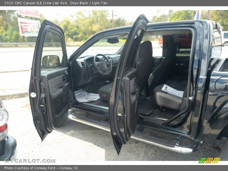 Onyx Black / Light Tan 2010 GMC Canyon SLE Crew Cab 4x4