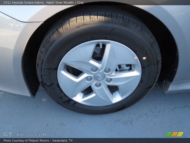 Hyper Silver Metallic / Gray 2012 Hyundai Sonata Hybrid