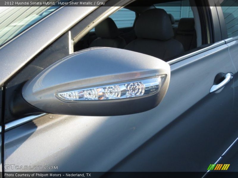 Hyper Silver Metallic / Gray 2012 Hyundai Sonata Hybrid