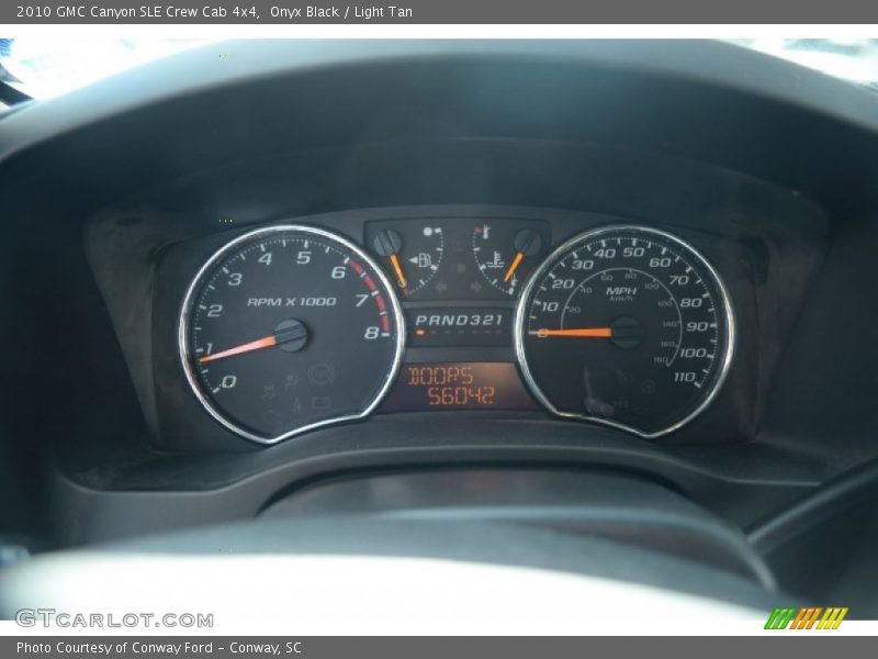 Onyx Black / Light Tan 2010 GMC Canyon SLE Crew Cab 4x4