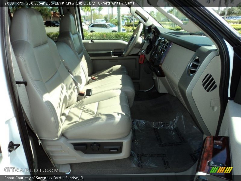  2009 F350 Super Duty Lariat Crew Cab Dually Camel Interior