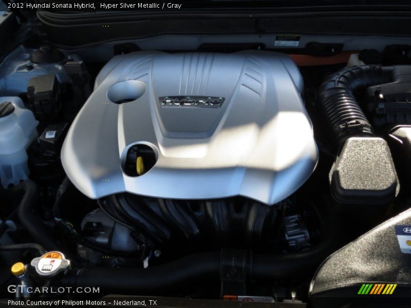 Hyper Silver Metallic / Gray 2012 Hyundai Sonata Hybrid