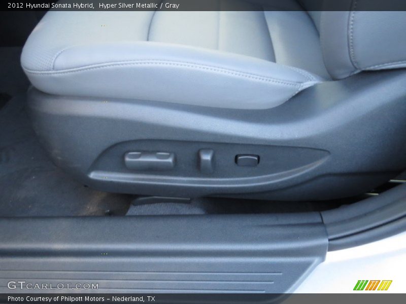 Hyper Silver Metallic / Gray 2012 Hyundai Sonata Hybrid