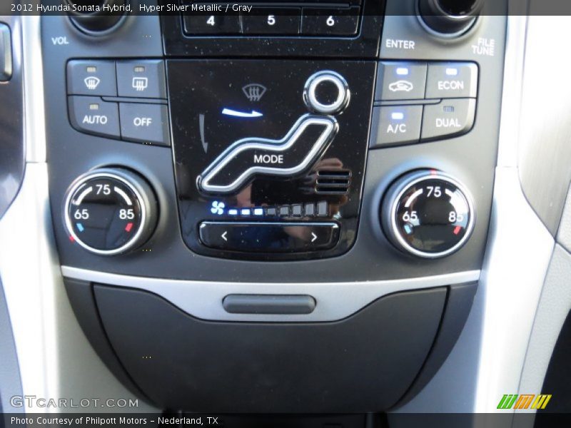 Hyper Silver Metallic / Gray 2012 Hyundai Sonata Hybrid