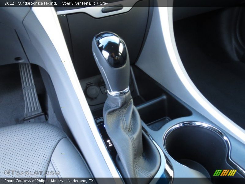 Hyper Silver Metallic / Gray 2012 Hyundai Sonata Hybrid