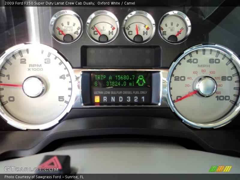 2009 F350 Super Duty Lariat Crew Cab Dually Lariat Crew Cab Dually Gauges