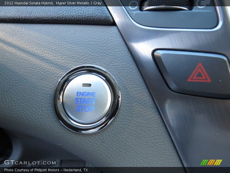 Hyper Silver Metallic / Gray 2012 Hyundai Sonata Hybrid