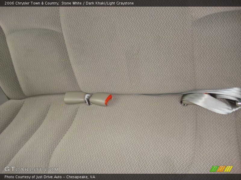 Stone White / Dark Khaki/Light Graystone 2006 Chrysler Town & Country