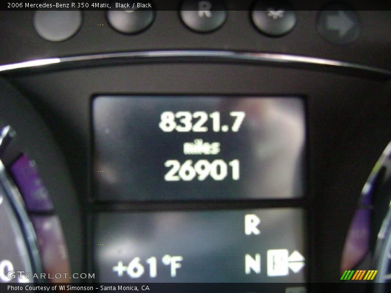Black / Black 2006 Mercedes-Benz R 350 4Matic