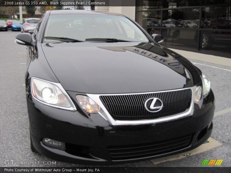 Black Sapphire Pearl / Cashmere 2008 Lexus GS 350 AWD