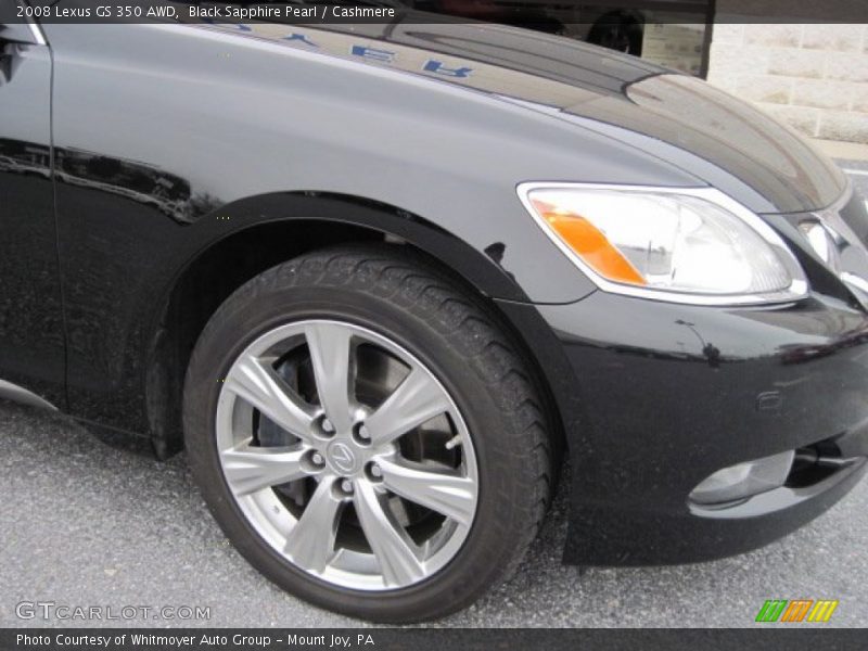 Black Sapphire Pearl / Cashmere 2008 Lexus GS 350 AWD