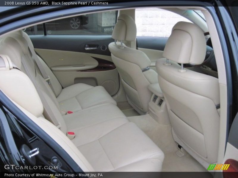 Black Sapphire Pearl / Cashmere 2008 Lexus GS 350 AWD