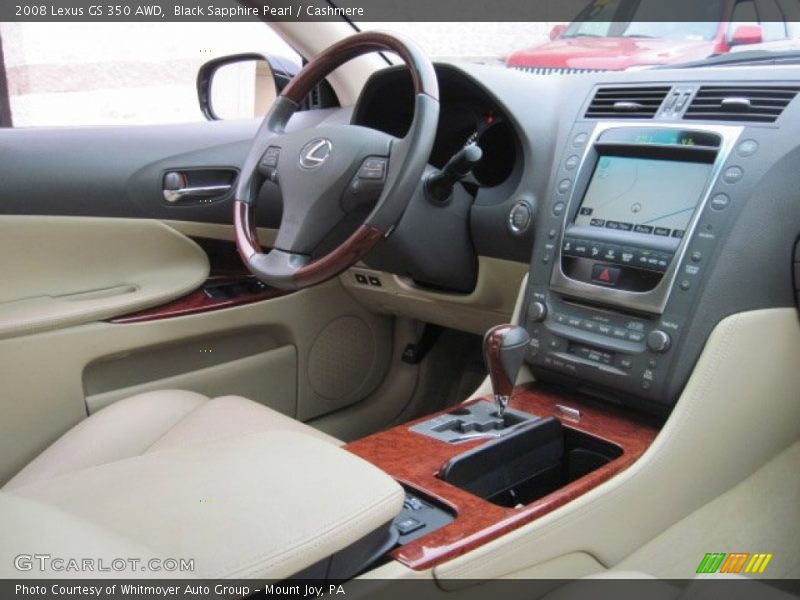 Black Sapphire Pearl / Cashmere 2008 Lexus GS 350 AWD