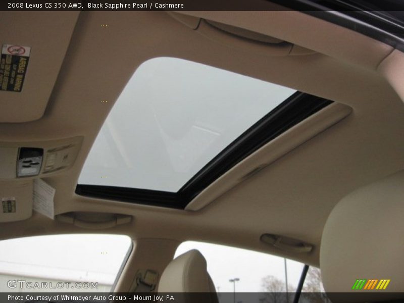 Black Sapphire Pearl / Cashmere 2008 Lexus GS 350 AWD