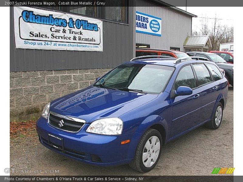 Cobalt Blue Metallic / Grey 2007 Suzuki Forenza Wagon