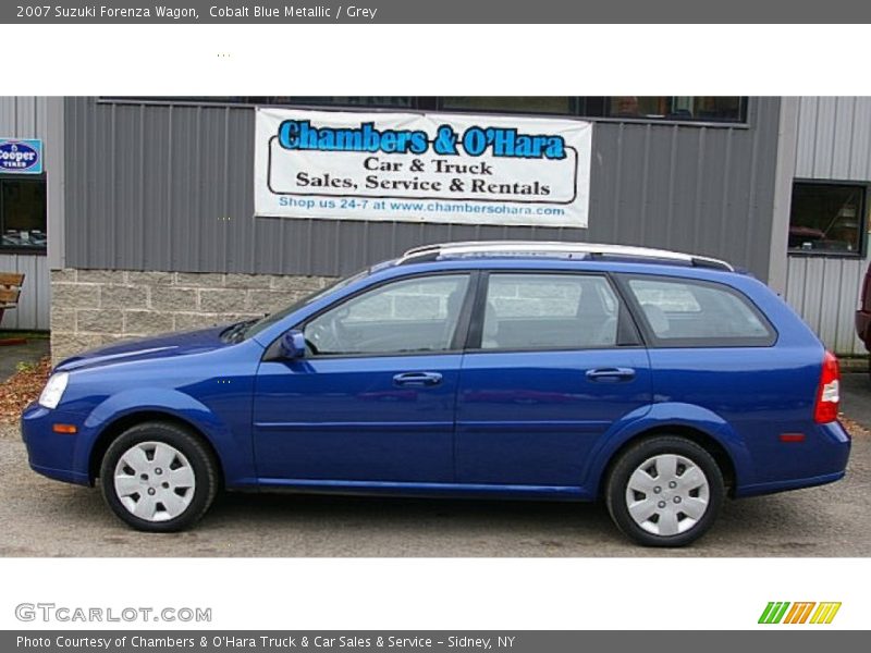 Cobalt Blue Metallic / Grey 2007 Suzuki Forenza Wagon