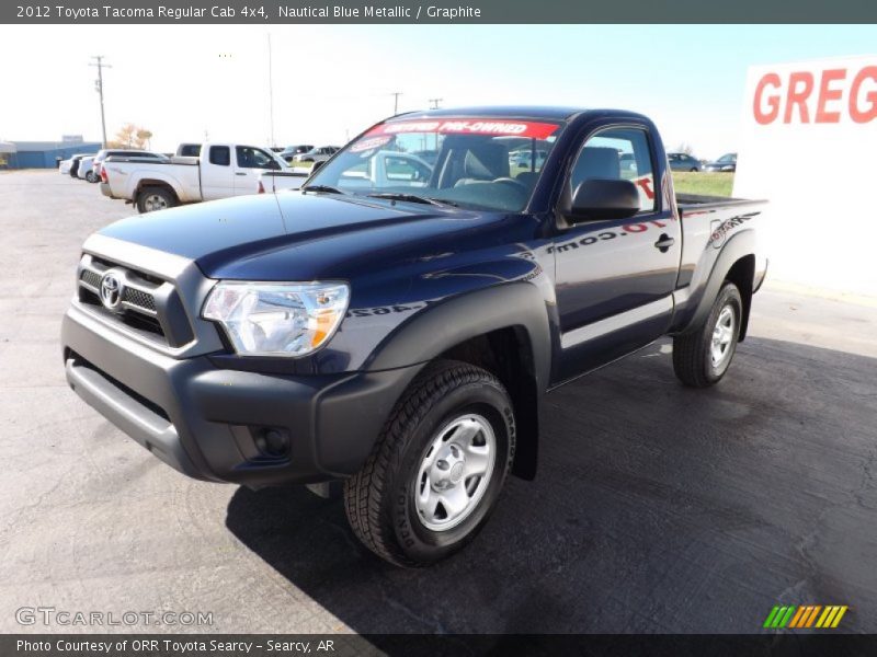 Nautical Blue Metallic / Graphite 2012 Toyota Tacoma Regular Cab 4x4