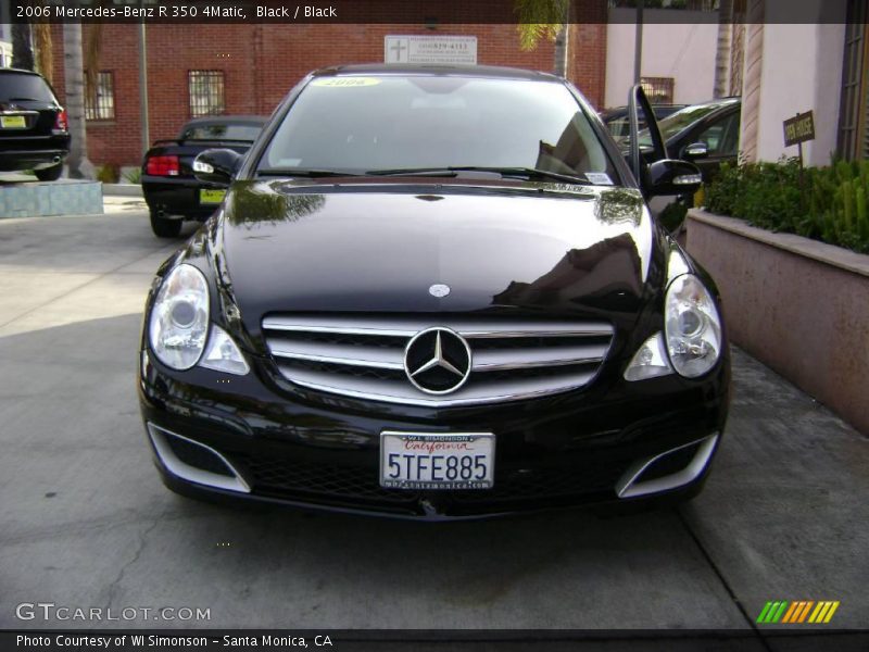 Black / Black 2006 Mercedes-Benz R 350 4Matic